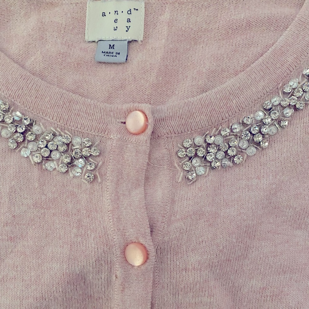 A New Day Gem Sweater Pink Size Medium